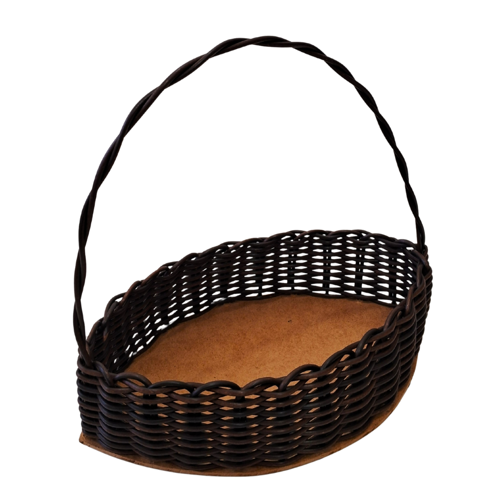 CESTA MIMO FIBRA MARROM